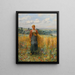 Jeannine Gleaning - Daniel Ridgway Knight — gerahmtes Bild an der Wand