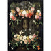 Reproduction of the painting Flowers around a cartouche with an image of the Virgin - Daniel Seghers