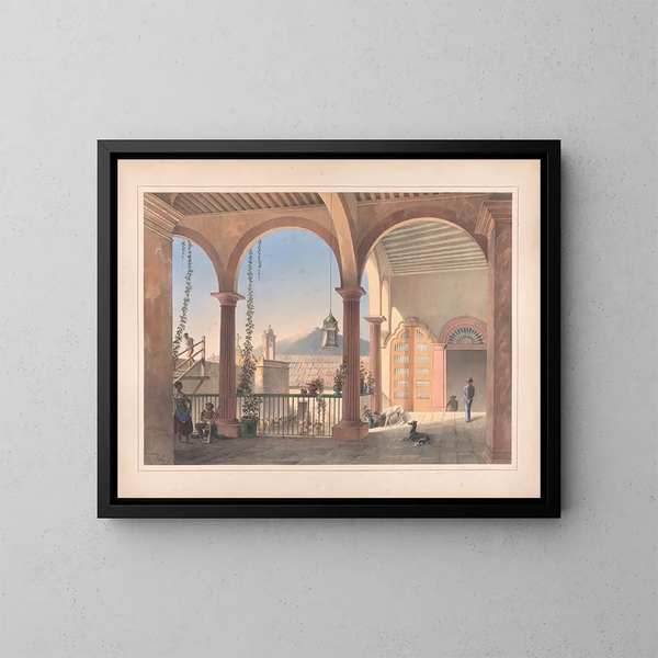 Vues d'Égerton au Mexique Pl05 - Daniel Thomas Egerton — gerahmtes Bild an der Wand