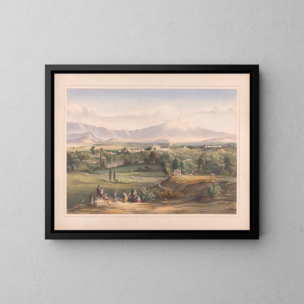 Vues d'Égerton au Mexique, Pl. 12 - Daniel Thomas Egerton — gerahmtes Bild an der Wand