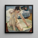 in der Badewanne II - Leo Putz — gerahmtes Bild an der Wand