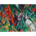 Riproduzione del dipinto Nella pioggia - Franz Marc