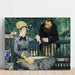 Riproduzione del dipinto Nella serra - Édouard Manet
