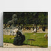 Reproduktion des Gemäldes Im Garten des Luxembourg - Charles Courtney Curran