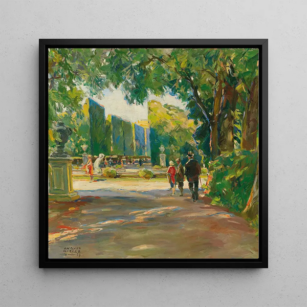 Dans le parc du palais de Schönbrunn - August Rieger