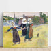 Reproduktion des Gemäldes Bretonischer Tanz der Mädchen in Pont-Aven von Paul Gauguin