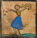 Danseuse con gonna blu - Egon Schiele — vista dell’opera
