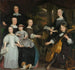 David Leeuw mit seiner Familie - Abraham Lambertsz van den Tempel — Ansicht des Kunstwerks
