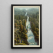 Le Giessbach - David Alois Schmid — gerahmtes Bild an der Wand