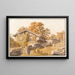 Ferme uranaise - David Alois Schmid — quadro incorniciato alla parete