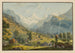 Ansicht aufgenommen beim Übergang von Wengernalp in das Lauterbrunnental - David Alois Schmid — Ansicht des Kunstwerks