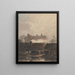 Chantier naval de Birmingham - David Cox — gerahmtes Bild an der Wand