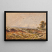 Landszene - David Cox — gerahmtes Bild an der Wand