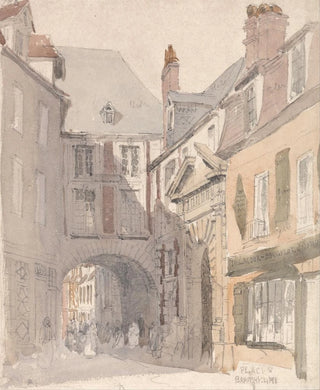 David Cox - Place St Barthlemy Rouen.webp