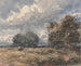 Gemälde, das die Herde bei windigem Tag hütet - David Cox — Ansicht des Kunstwerks