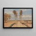 L'avenue dei pioppi dopo Hobbema - David Cox — quadro incorniciato alla parete