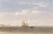 a merchant ship stranded offshore - David Cox Jr — artwork view