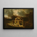 Alte Haus von Virginia - David Gilmour Blythe — gerahmtes Bild an der Wand