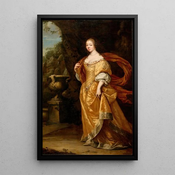 Ingeborg Banér - David Klöcker Ehrenstrahl — gerahmtes Bild an der Wand