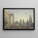 Ruinen der Abtei von Arbroath am Abend - David Roberts — gerahmtes Bild an der Wand