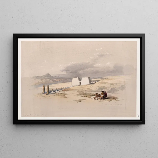 David Roberts - Approach to the Temple of Wady Sabua Wadi alSabua Nubia.webp