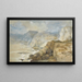 Cap Blanc, Libanon - David Roberts — gerahmtes Bild an der Wand