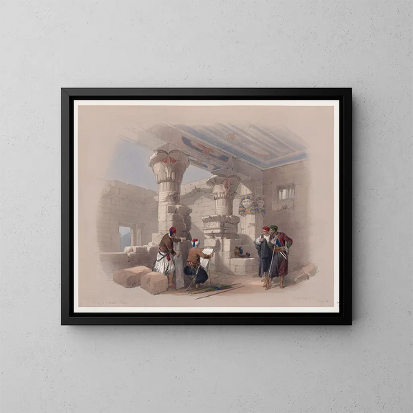 Dayr el-Medina, Thèbes - David Roberts — quadro incorniciato alla parete