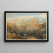 Descente dans la plaine de Grenade - David Roberts — gerahmtes Bild an der Wand