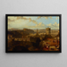 Edimburgo da Calton Hill - David Roberts — quadro incorniciato alla parete