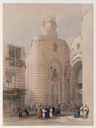David Roberts - Gate of the Metwaleys Bab Zuwayla Cairo.webp