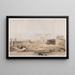 Grande approccio del tempio di Philae, Nubia - David Roberts — quadro incorniciato alla parete