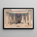 Grande portico del tempio di Philae, Nubia - David Roberts — quadro incorniciato alla parete