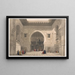 Interno della moschea del Sultan El Ghoree Masjid al-Ghuri - David Roberts — quadro incorniciato alla parete