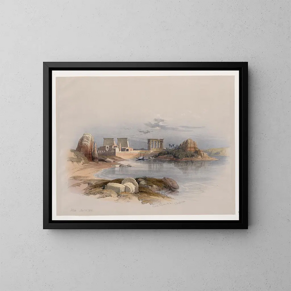 Phil 18 nov. 1838 - David Roberts — quadro incorniciato alla parete