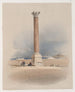 Säule des Pompejus in Alexandria - David Roberts — Ansicht des Kunstwerks