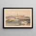 Vestiges di un ponte romano sul Guadalquivir Cordova - David Roberts — quadro incorniciato alla parete