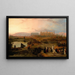 Rovine del grande tempio di Karnak al tramonto - David Roberts — quadro incorniciato alla parete