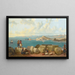 Sidon che guarda verso la catena del Libano - David Roberts — quadro incorniciato alla parete