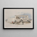 Tempio a Wady Dabod, Wadi Dbd, Nubia - David Roberts — quadro incorniciato alla parete