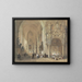 L'abbazia di Dixmude, Fiandre Occidentali - David Roberts — quadro incorniciato alla parete