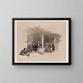 Il caffè - David Roberts — quadro incorniciato alla parete