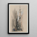 Le minareto della moschea El Rhamree - David Roberts — quadro incorniciato alla parete