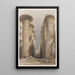Reproduktion des Gemäldes Thèbes Große Halle in Karnak 28. November 1838 - David Roberts