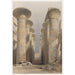 Reproduktion des Gemäldes Thèbes Große Halle in Karnak 28. November 1838 - David Roberts