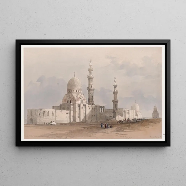 David Roberts - Tombs of the Caliphs Cairo Mosque of Ayed Bey.webp