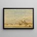 Venedig, Blick auf die Basilika Santa Maria della Salute - David Roberts — gerahmtes Bild an der Wand