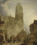 Facciata ovest della cattedrale di Notre-Dame di Rouen - David Roberts — vista dell’opera