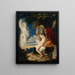 Abraham e Isacco - David Scott — quadro incorniciato alla parete