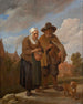Vecchia signora con un braciere e un suonatore di violino a ruota - David Teniers — vista dell’opera