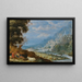 di un paesaggio fluviale esteso con Mercurio e Argus - David Teniers il Vecchio — quadro incorniciato alla parete